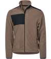 T9120 9120 Tee Jays Mountain Fleece Jacket Clay / Black colour image